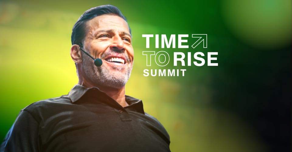 Time To Rise Summit Tony Robbins FREE EVENT 2527 JAN