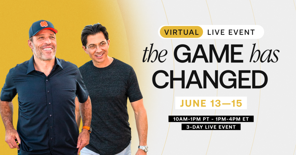Game Has Changed Tony Robbins